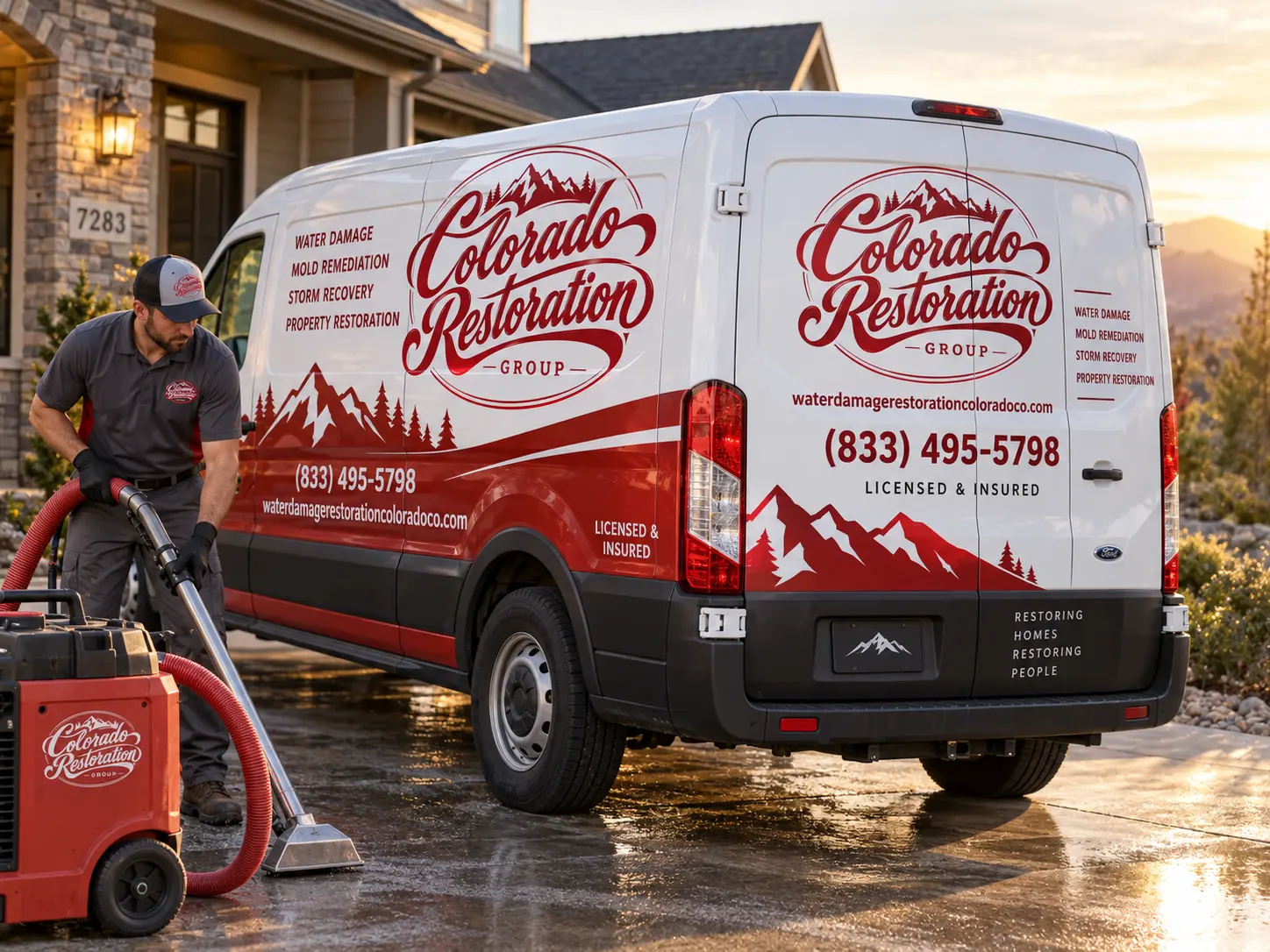 Colorado Restoration Group coordinating local water damage restoration crews across Colorado